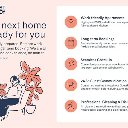 דירה Guestready - Modern Comfort In